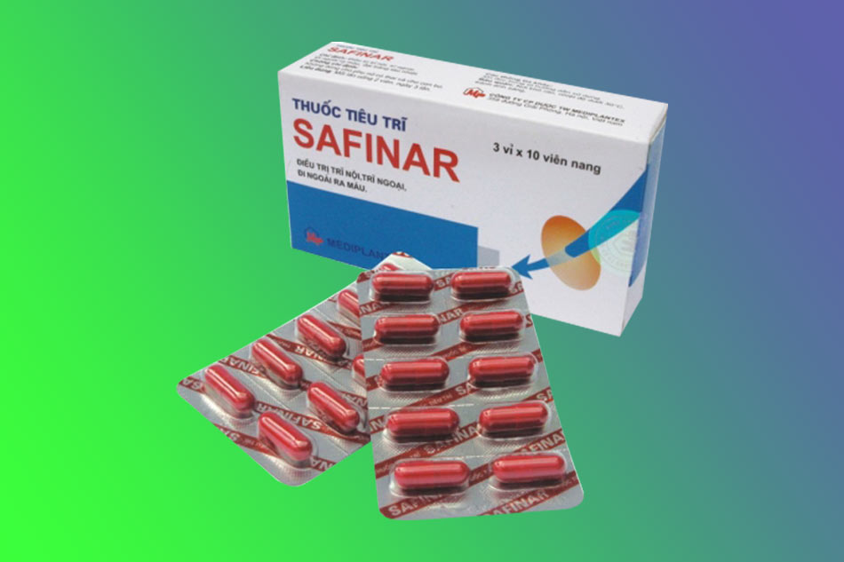 Thuốc Safinar bào chế dạng viên nang